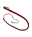 Kiotos BDSM Durable 120cm Black/Red Nylon Bullwhip for Precision & Performance