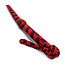 Kiotos BDSM Flexibele Nylon Bullwhip 120 cm Zwart/Rood – Precisie en Stijl voor Iedere Beweging