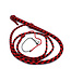 Kiotos BDSM Duurzame Nylon Bullwhip Zwart/Rood 270 cm - Perfect voor Impact en Training