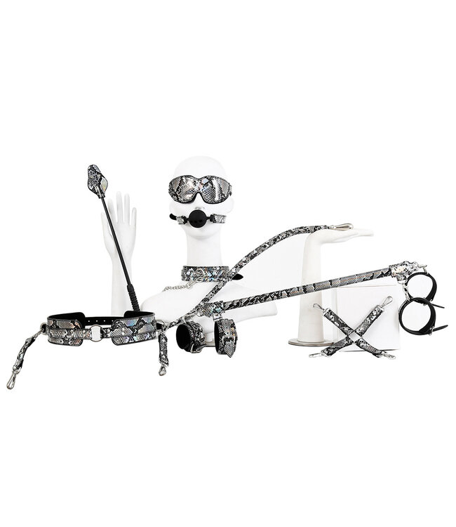 Kiotos BDSM Kiotos Reptile Neon BDSM Kit – 10 Luxury Vegan Bondage Accessories