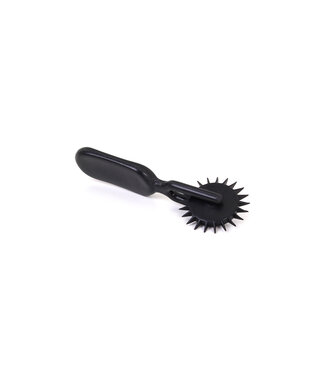 Kiotos BDSM Compacte Plastic Mini Pinwheel Zwart - Lichtgewicht Sensatie Voor Spelletjes