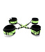 Kiotos BDSM Glow In The Dark Fesseln Hogtie 3er-Set – Abenteuerliche Intimität!