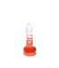 Kiotos COX Kiotos Red Transparent 15.5 cm Dildo with Suction Cup - Flexible TPE