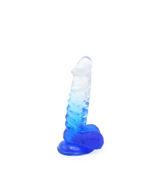Kiotos COX Kiotos Cox Dildo 02 – Transparent Blau 18,5 cm mit Saugnapf