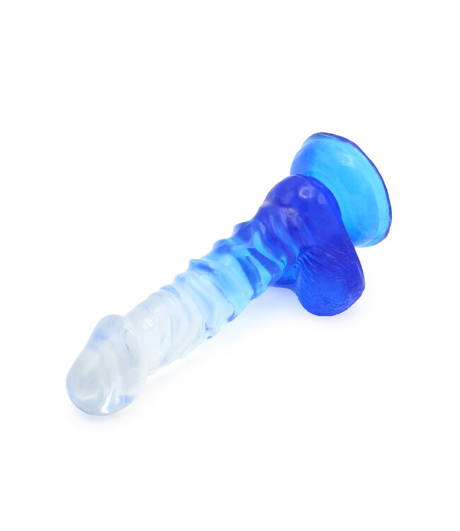 Kiotos COX Kiotos Transparent Blue 18.5 cm Dildo with Suction Cup & Harness Fit
