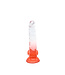Kiotos COX Kiotos Cox Dildo 18cm - Transparant Rood met Sterke Zuignap voor Handsfree Plezier
