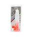 Kiotos COX Kiotos Cox Dildo 18cm - Transparant Rood met Sterke Zuignap voor Handsfree Plezier