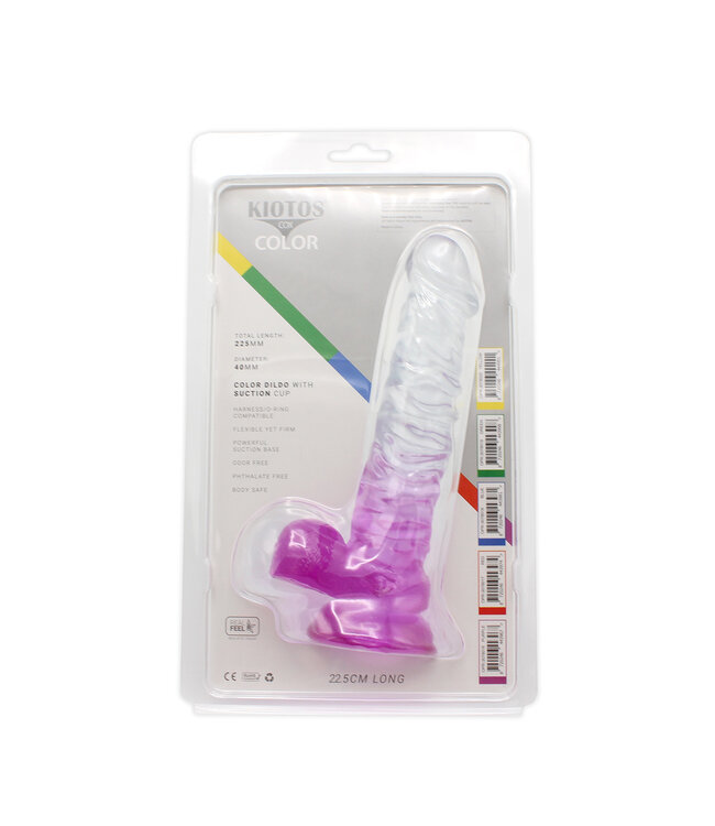 Kiotos COX Kiotos Cox Paarse Dildo met Zuignap - Realistisch & Veilig, 22,5 cm