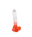 Kiotos COX Kiotos Cox Dildo Rot Transparent 22,5 cm mit Saugnapf und Flexibilität