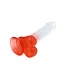 Kiotos COX Kiotos Cox Dildo Rot Transparent 22,5 cm mit Saugnapf und Flexibilität