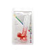 Kiotos COX Kiotos 22.5 cm Red Transparent Dildo with Suction Cup - Realistic TPE
