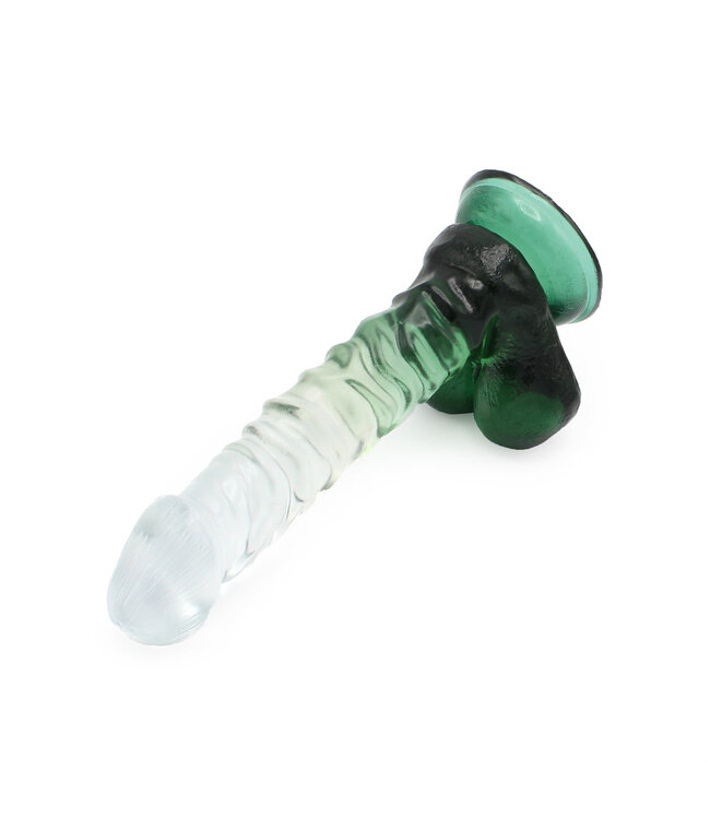 Kiotos COX Kiotos Cox Farbiger Dildo 04 Grün 22,5 cm mit starkem Saugnapf