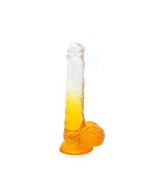 Kiotos COX Kiotos Cox Gelber Dildo 22,5 cm – Realistisch mit Saugnapf