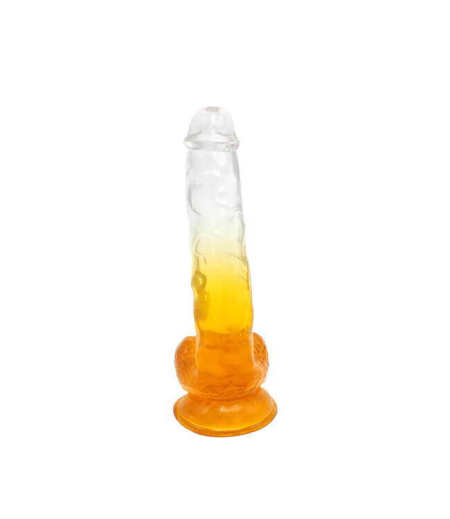 Kiotos COX Kiotos Cox Gelber Dildo 22,5 cm – Realistisch mit Saugnapf