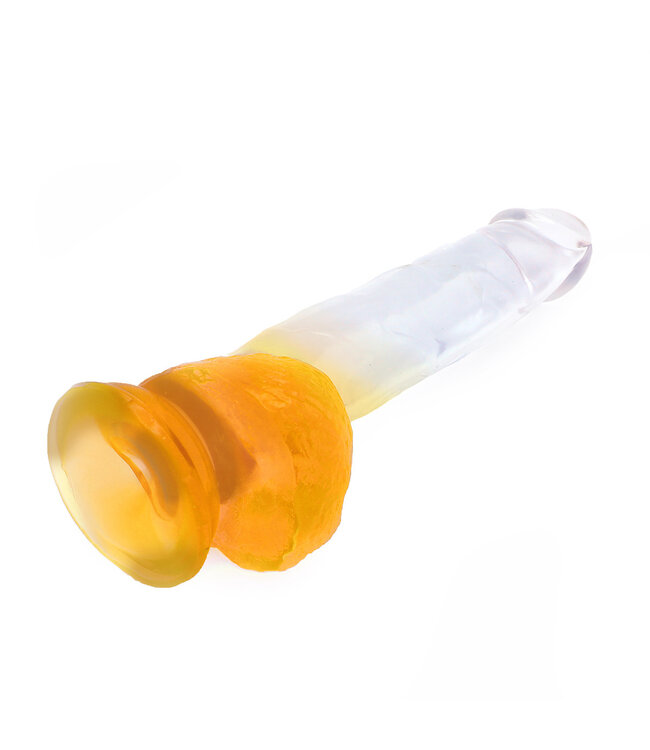 Kiotos COX Kiotos Cox Gelber Dildo 22,5 cm – Realistisch mit Saugnapf