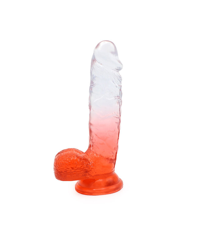 Kiotos COX Kiotos Cox Transparante Rode Dildo 25 cm - Realistisch & Veilig voor Strap-On