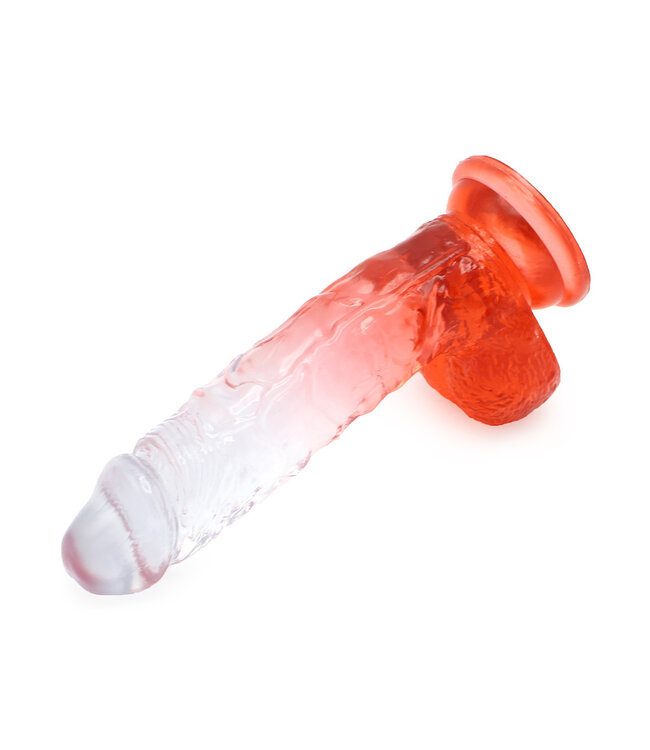Kiotos COX Kiotos Cox Transparante Rode Dildo 25 cm - Realistisch & Veilig voor Strap-On
