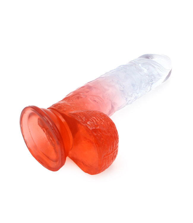 Kiotos COX Kiotos Cox Transparenter Rot Dildo 25 cm – Realistisch & Sicher