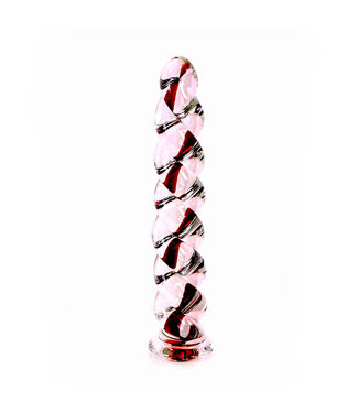 Kiotos Glass Kiotos Glass Dildo The Twister 16cm - Sensational Heat & Cold Play