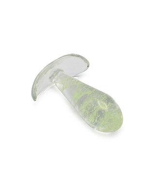 Kiotos Glass Glow-in-the-Dark Glass Anal Plug - Elegant, Ergonomic & Stimulating 9.1 cm