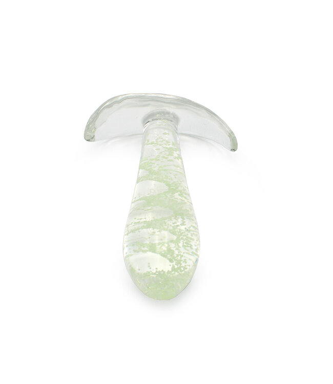 Kiotos Glass Luxueuze Glazen Anale Plug Glow in the Dark - Ergonomisch en Uniek Plezier
