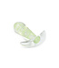 Kiotos Glass Glow-in-the-Dark Glass Anal Plug - Elegant, Ergonomic & Stimulating 9.1 cm