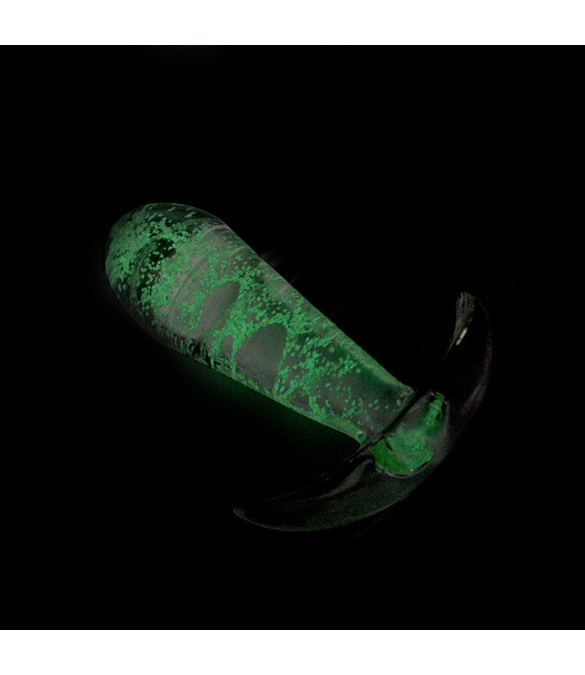 Kiotos Glass Handgefertigter Glas-Analplug Glow in the Dark – Eleganz trifft Vergnügen