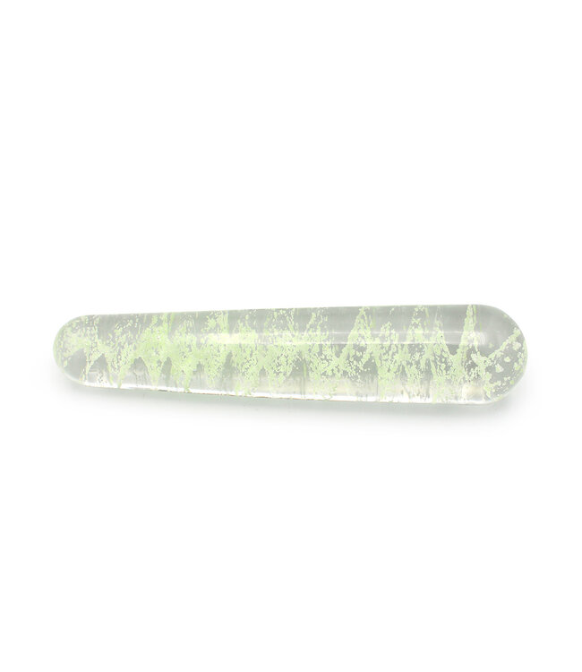Kiotos Glass Kiotos Glow in the Dark Glass Dildo - Elegant & Smooth 16.5 cm