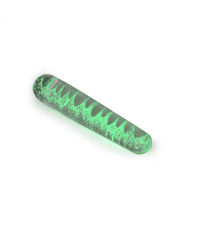 Kiotos Glass Kiotos Glass Dildo Smooth 16,5 cm - Handgemaakt en Glow in the Dark Sensatie