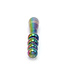 Kiotos Glass Rainbow Glass Dildo Beads - Handmade 18 cm for Intense Sensations