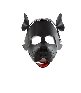 Kiotos Leather Seductive PU Leather BDSM Puppy Mask for Intimate Role Play