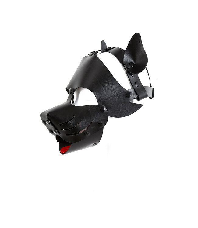 Kiotos Leather Seductive PU Leather BDSM Puppy Mask for Intimate Role Play