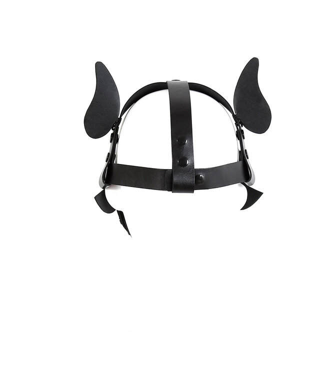 Kiotos Leather Seductive PU Leather BDSM Puppy Mask for Intimate Role Play