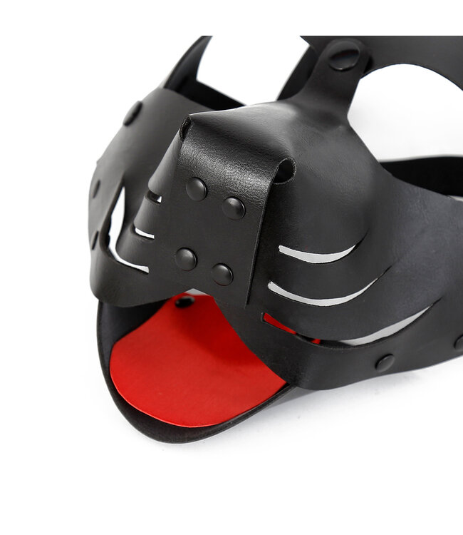 Kiotos Leather BDSM-Puppy-Maske aus PU-Leder | Stilvoll, bequem und verführerisch