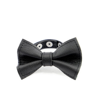 Kiotos Leather Verstelbare Lederen Armband Fly Your Servant - Stoer Zwart met Studs