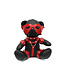 Kiotos Leather Eddy BDSM Teddy Red: Kinky Leather Bear for Naughty Fun and Cuddles
