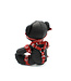 Kiotos Leather Eddy de Kinky Lederbeer in Rood – 30 cm Speelse BDSM Teddy voor Plezier