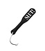 Kiotos Leather Paddle SLUT! Weiß – Luxuriöses BDSM-Accessoire aus echtem Leder
