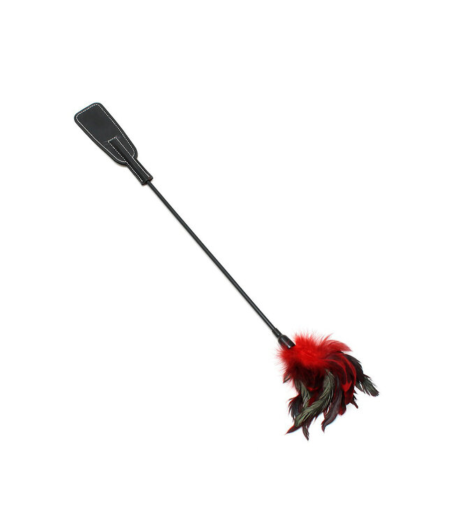 Kiotos Leather Verleidelijke Feather Crop Paddle 60 cm | Duurzaam Vegan PU-leer Spelplezier