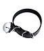 Kiotos Leather Elegantes schwarzes PU-Leder-Halsband mit Glöckchen für sinnliche Momente