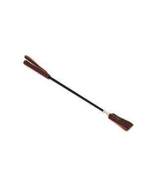 Kiotos Leather Stilvolle schwarze PU-Peitsche 44,5 cm für kinky Abenteuer