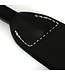 Kiotos Leather Elegant 51 cm Black PU Leather Whip with Silver Edge - Kiotos Leather