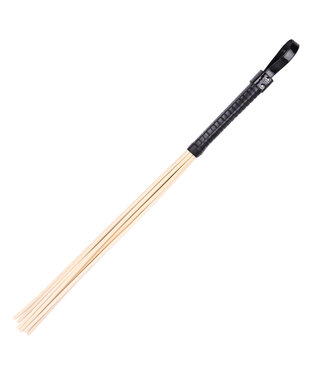 Kiotos Leather Kraftvolles Rattan-Spanking-Paddel 60 cm – 8 Stäbe für intensive Disziplin