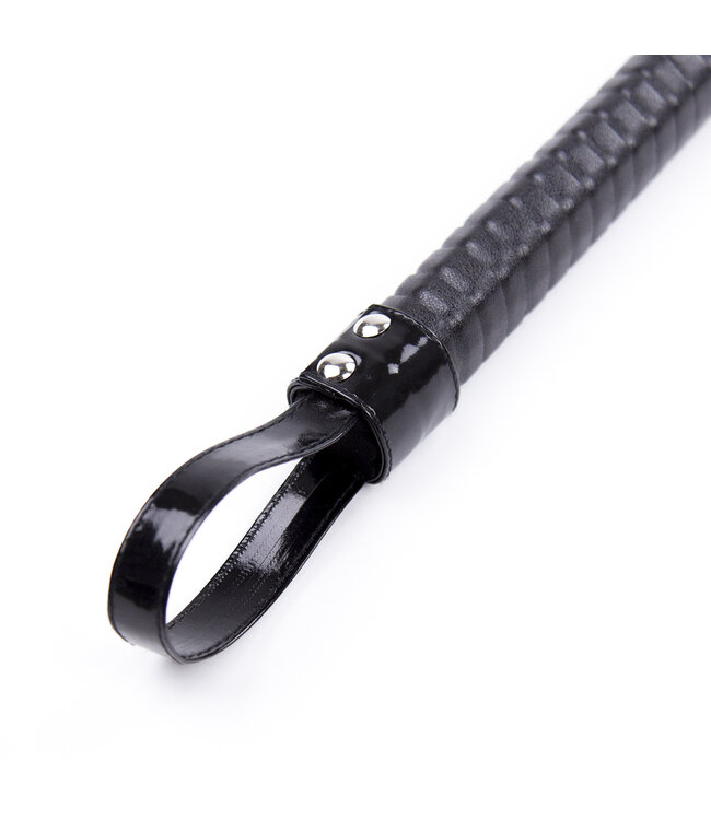 Kiotos Leather 60cm Rattan Spanking Paddle - 8 Sticks for Powerful Impact Play