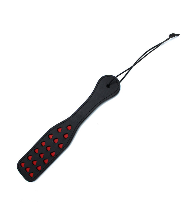 Kiotos Leather Leather Sweetheart Paddle - Stylish Heart-Shaped Spanking Accessory