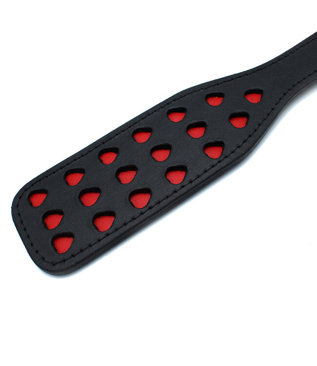 Kiotos Leather Verleidelijke Leren Sweetheart Paddle | Hartvormige Speelse Accessoire