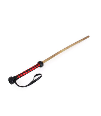 Kiotos Leather Stylish 60 cm Lightweight Bamboo Stick with Durable Braided Faux Leather Handle