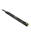 Kiotos Leather Elegantes schwarzes Leder-BDSM-Halsband mit goldenen Schnallen
