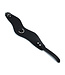 Kiotos Leather Stylish 54cm Black Leather Collar with D-Ring - Comfortable & Versatile