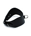 Kiotos Leather Stijlvolle Zwarte Leren Halsband met D-Ring - 54 Cm Comfortabel & Stevig